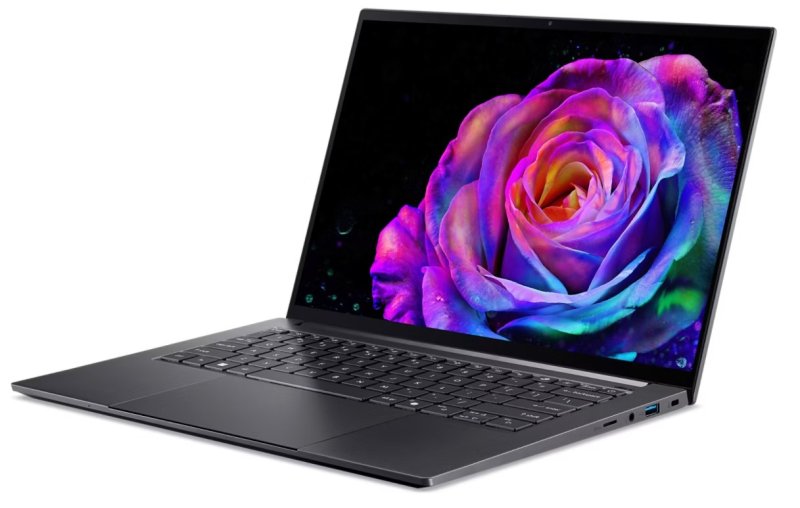 Acer Swift X 14 / SFX14-73G-990T / U9-285H / 14,5" / 2880x1800 / T / 32GB / 1TB / RTX 5070 / W11H / Silver - obrázek č. 3