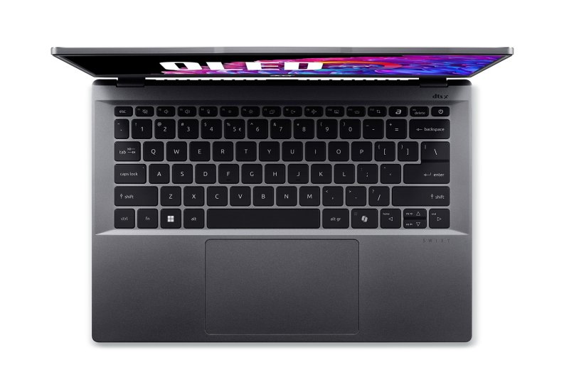 Acer Swift Go 14 / SFG14-63-R6E2 / R7-8845HS / 14" / 2880x1800 / 16GB / 512GB / AMD int / W11H / Gray - obrázek č. 7