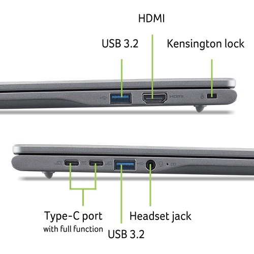 Acer CB516-1HT 16 / C3-100U / 8G / 256GB / Chrome / noA - obrázek produktu
