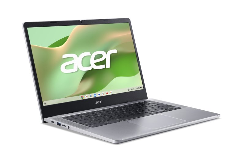 Acer Chromebook 314 / CB314-4H-C8DV / N100 / 14" / FHD / 4GB / 128GB / Intel int / Chrome / Silver - obrázek č. 1