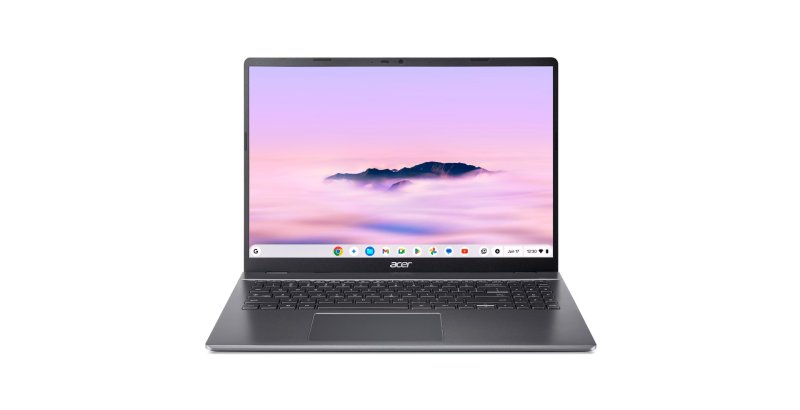 Acer Chromebook Plus 516 / CB516-1HT-57NV / 5-120U / 16" / WUXGA / T / 16GB / 256GB / Intel int / Chrome / Gray - obrázek produktu