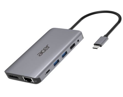 Acer 12in1 USB-C dongle (USB,HDMI,PD,CD,DP,RJ45) - obrázek č. 1