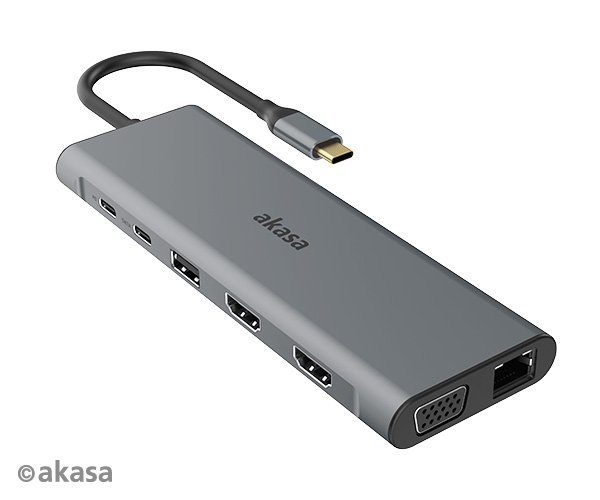 AKASA - USB Type-C 14-In-1 dokovací stanice 60W - obrázek č. 1