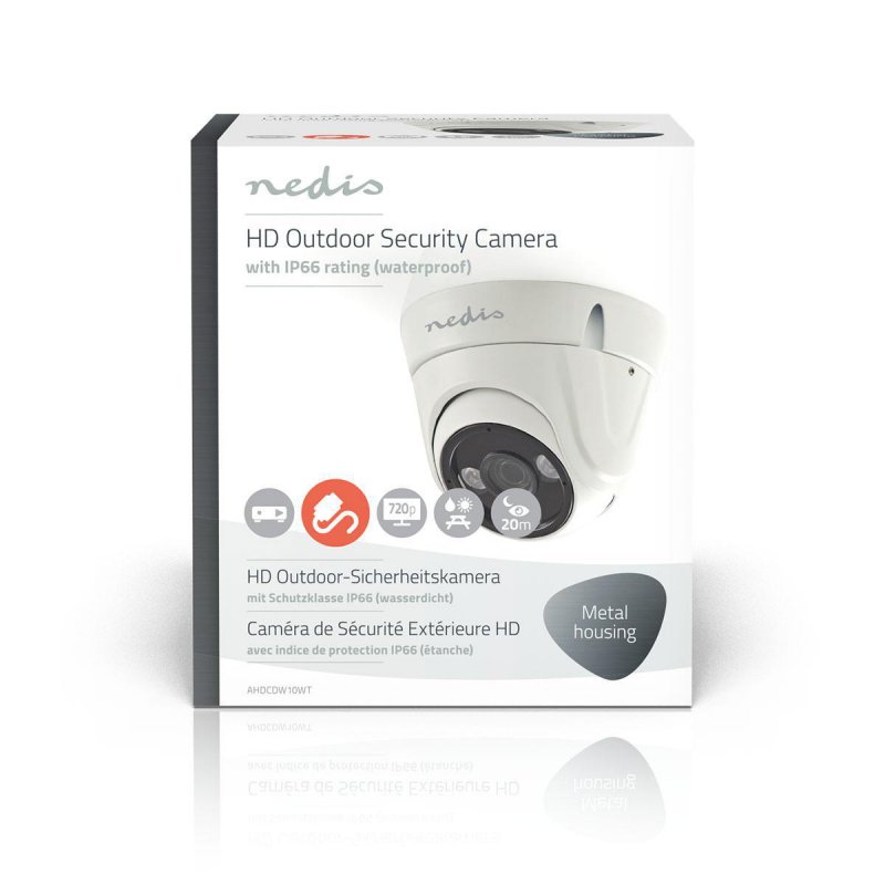 CCTV Bezpečnostní Kamera | Maximální rozlišení: HD 720p | Noční vidění: 20 m | Síťové napájení | Obrazový čip: 1/4" CMOS | Úhel - obrázek č. 2