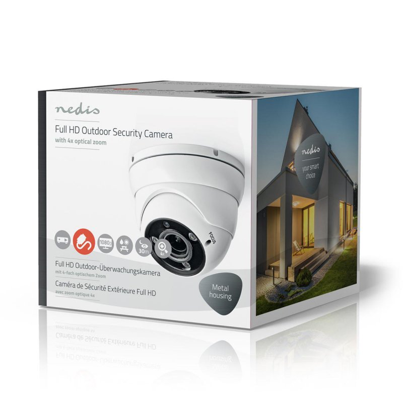 CCTV Bezpečnostní Kamera | Full HD 1080p | Noční vidění: 30 m | Síťové napájení | 1/3" CMOS | Úhel záběru: 96 ° | Objektiv: 2.8 - obrázek č. 5