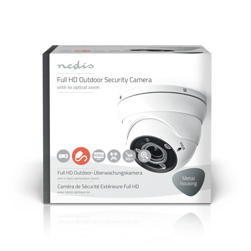 CCTV Bezpečnostní Kamera | Full HD 1080p | Noční vidění: 30 m | Síťové napájení | 1/3" CMOS | Úhel záběru: 96 ° | Objektiv: 2.8 - obrázek č. 3