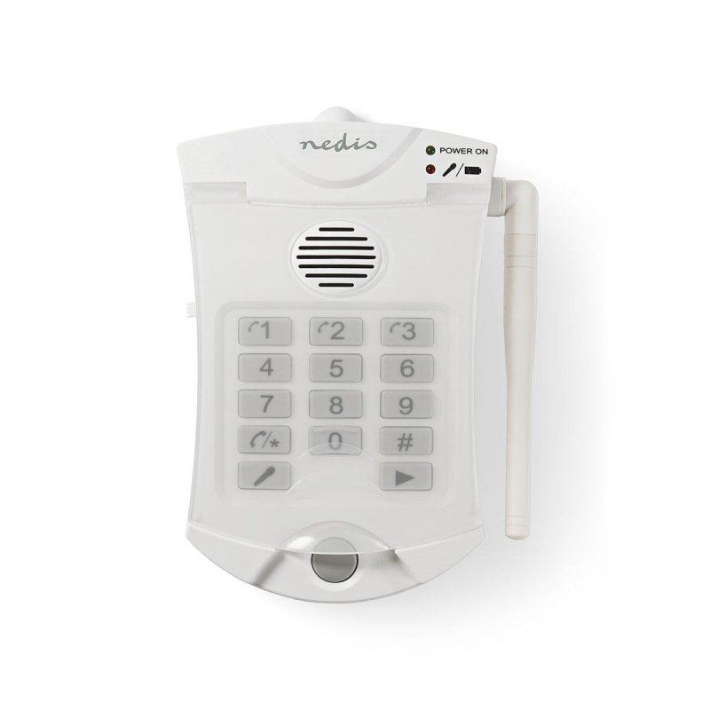 Osobní Bezpečnostní Alarm | Volací tlačítko | Dálkově ovládané | Bílá - obrázek produktu