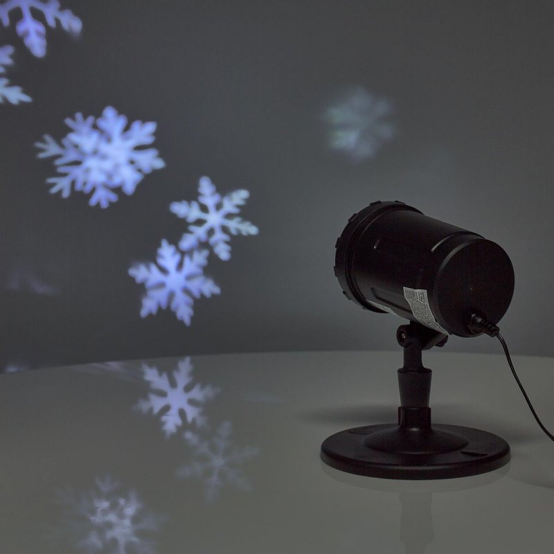 Dekorativní LED projektor - sněhové vločky IP44 - obrázek č. 8