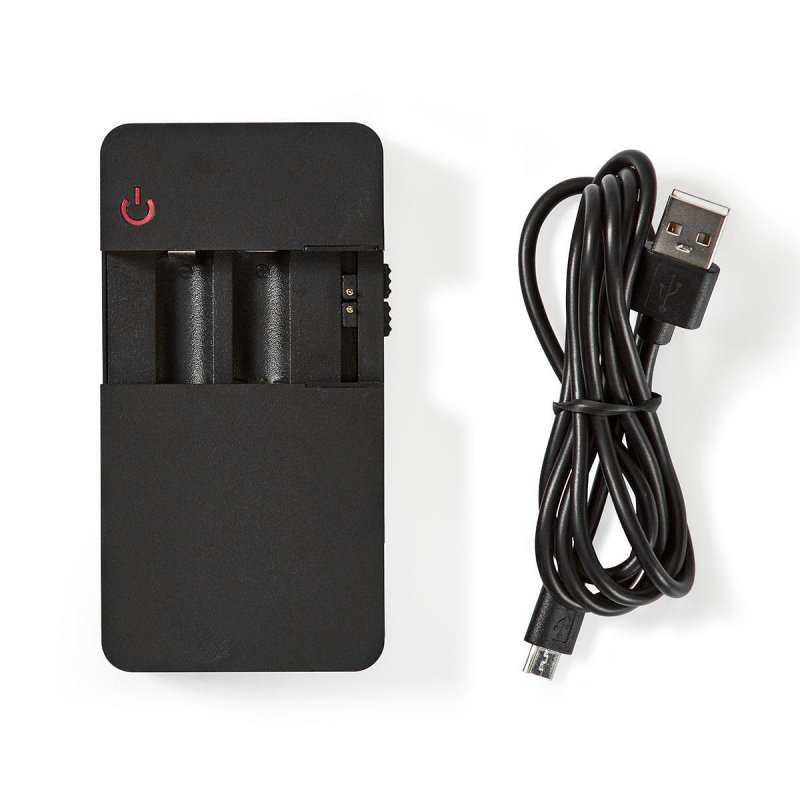 Univerzální nabíječka | Fotoaparát | USB | 3,6 V DC / 7,4 V DC | Černá - obrázek č. 5