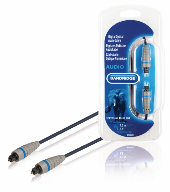 Digitální Audio Kabel Toslink (M) - Toslink (M) 1.00 m Modrá - obrázek produktu