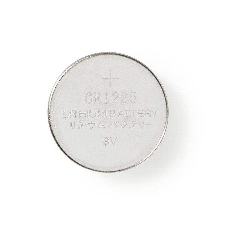 Lithium Button Cell CR1225 baterie | 3 V DC | Lithiové Baterie | 5-Blistr | Různá zařízení | Stříbrná - obrázek produktu
