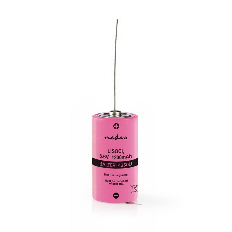 Lithium Thionylchloridová Baterie ER14250 | 3.60 V | Thionylchlorid lithný | ER14250 | 1200 mAh | Počet baterií: 1 ks | Blistr | - obrázek produktu