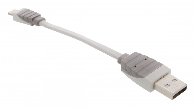 Synchronizační a Nabíjecí Kabel Apple Lightning - USB A Zástrčka 0.10 m Bílá BBM39300W01 - obrázek č. 2