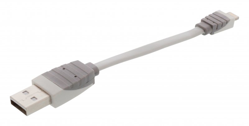 Synchronizační a Nabíjecí Kabel Apple Lightning - USB A Zástrčka 0.10 m Bílá BBM39300W01 - obrázek č. 1