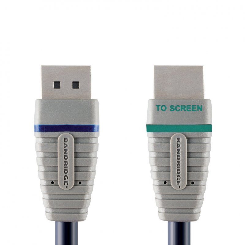 Kabel DisplayPort DisplayPort Zástrčka - HDMI Konektor 2.00 m Modrá - obrázek č. 3