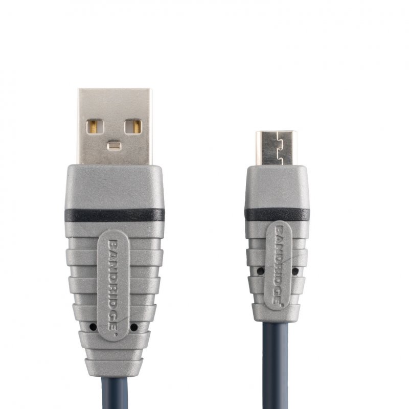 Kabel USB 2.0 USB A Zástrčka - Micro B Zástrčka Kulatý 2.00 m Modrá - obrázek č. 3