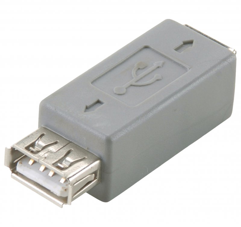 Adaptér USB 2.0 USB A Zásuvka - B Zásuvka Šedá - obrázek č. 6