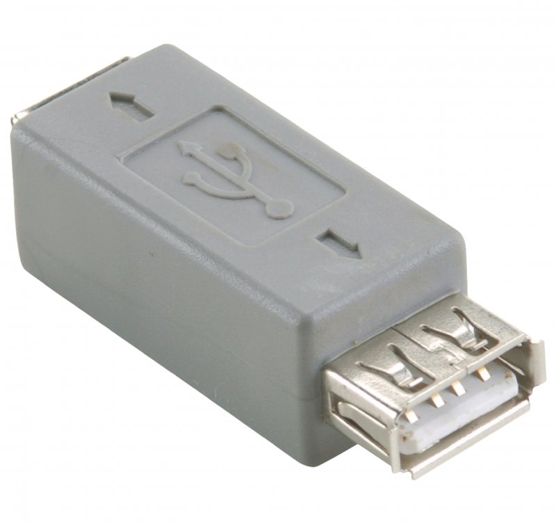 Adaptér USB 2.0 USB A Zásuvka - B Zásuvka Šedá - obrázek č. 7