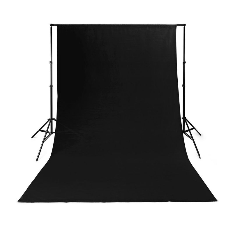 Pozadí do Foto Studia | 2,95 × 2,95 m | Černá barva - obrázek produktu