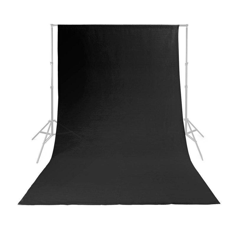 Pozadí do Foto Studia | 2,95 × 2,95 m | Černá barva - obrázek č. 1