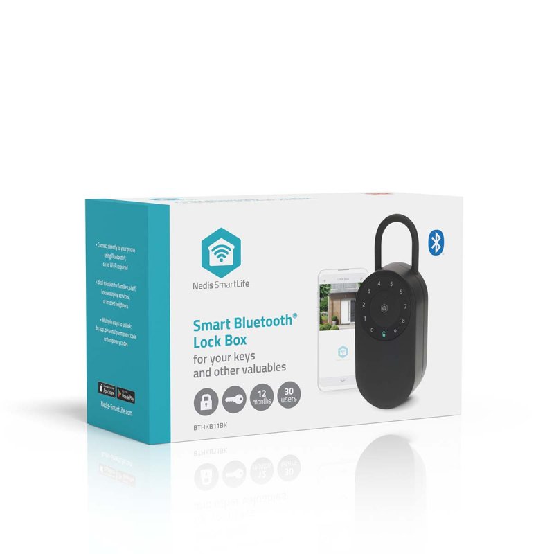Trezor na klíče SmartLife | Bluetooth®  BTHKB11BK - obrázek č. 6