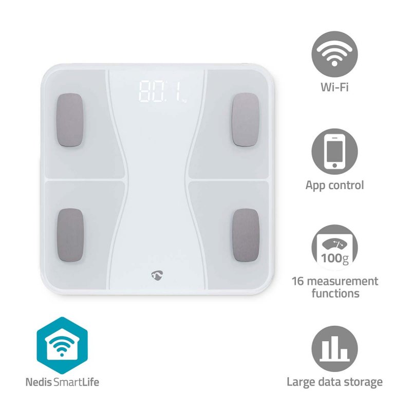 SmartLife Osobní Váha | Bluetooth®  BTHPS11WT - obrázek produktu