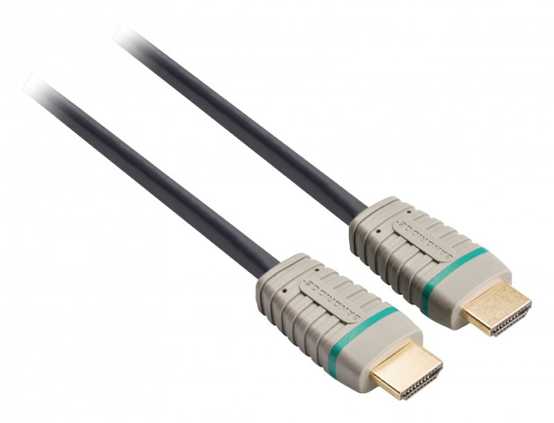High Speed HDMI Kabel s Ethernetem HDMI Konektor - HDMI Konektor 0.50 m Modrá - obrázek č. 2