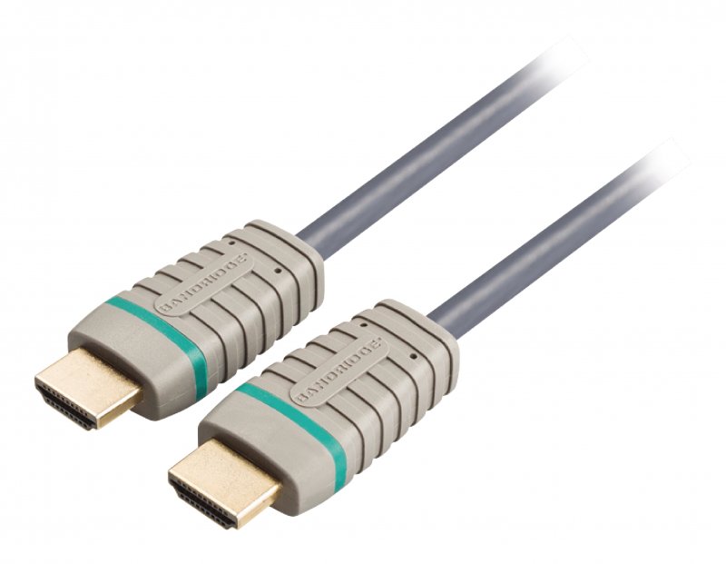 High Speed HDMI Kabel s Ethernetem HDMI Konektor - HDMI Konektor 1.00 m Modrá - obrázek č. 1
