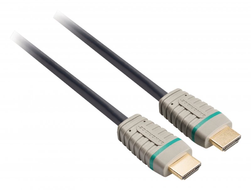 High Speed HDMI Kabel s Ethernetem HDMI Konektor - HDMI Konektor 3.00 m Modrá - obrázek č. 2