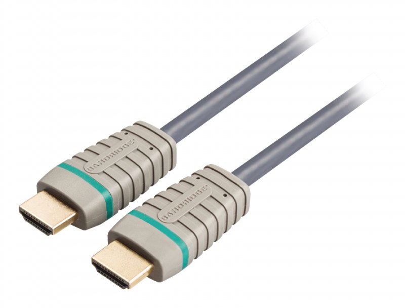 High Speed HDMI Kabel s Ethernetem HDMI Konektor - HDMI Konektor 3.00 m Modrá - obrázek č. 1