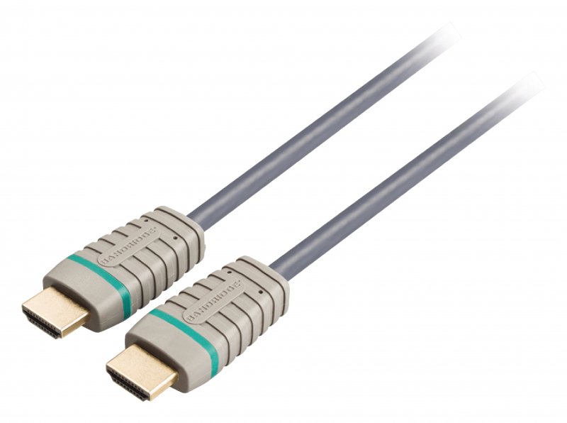 High Speed HDMI Kabel s Ethernetem HDMI Konektor - HDMI Konektor 5.00 m Modrá - obrázek č. 1