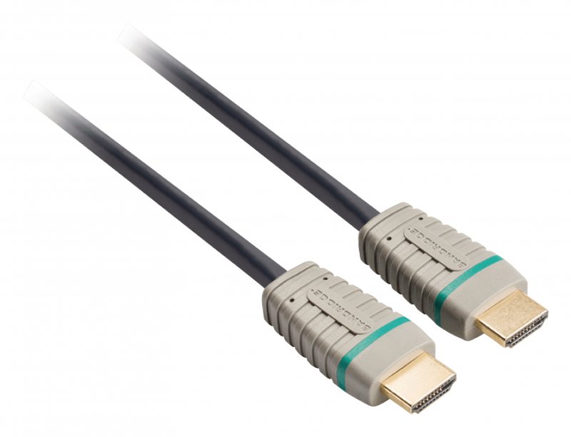 High Speed HDMI Kabel s Ethernetem HDMI Konektor - HDMI Konektor 10.0 m Modrá - obrázek č. 2
