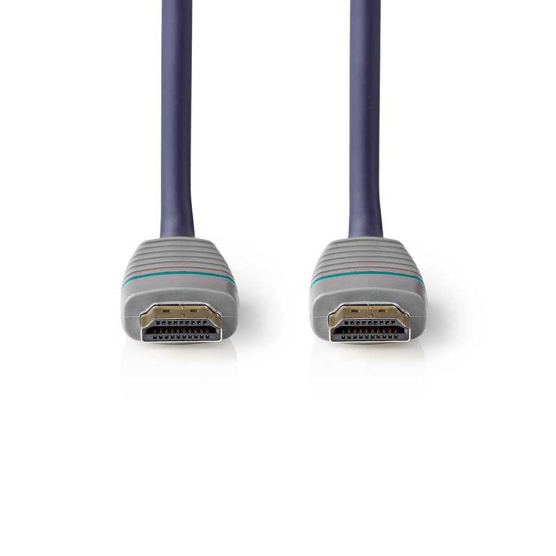 Ultra Vysokorychlostní Kabel HDMI s Podporou Ethernetu | HDMI Konektor - HDMI Konektor | 2 m | Modrý - obrázek č. 1