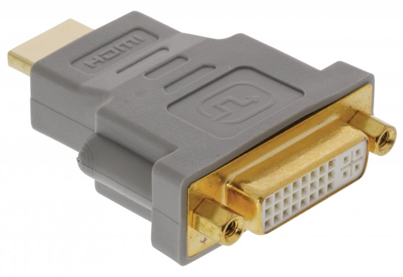 Adaptér High Speed HDMI HDMI Konektor - DVI-D 24+1p Zásuvka Šedá BVP100 - obrázek č. 8