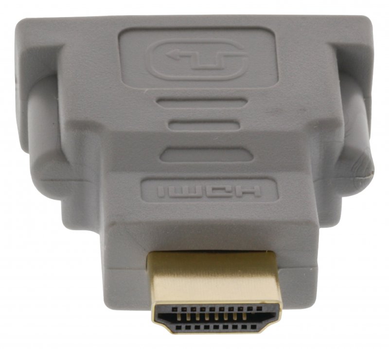 Adaptér High Speed HDMI HDMI Konektor - DVI-D 24+1p Zásuvka Šedá BVP100 - obrázek č. 4