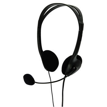 Headset Na Uši 2x 3.5 mm Žádný vestavěný mikrofon 2.0 m Černá (BXL-HEADSET1BL) - obrázek produktu