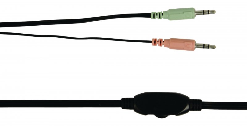 Headset Na Uši 2x 3.5 mm Vestavěný mikrofon 2.0 m Růžová - obrázek č. 2