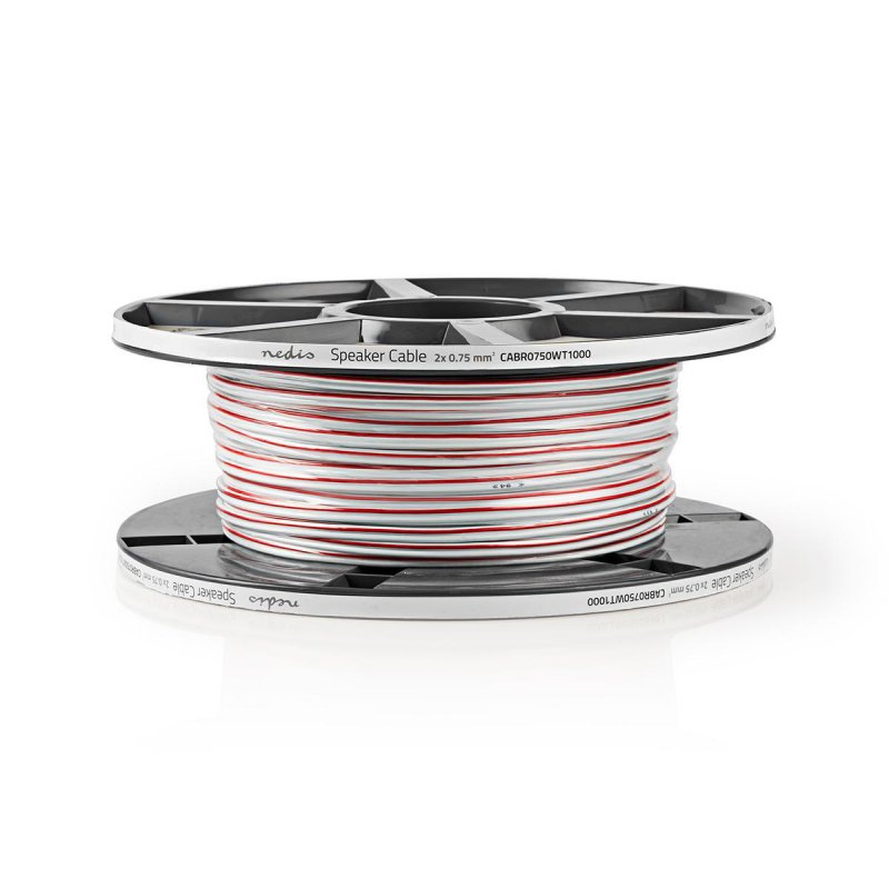 Repro kabel | 2x 0.75 mm² | Měď  CABR0750WT1000 - obrázek č. 2
