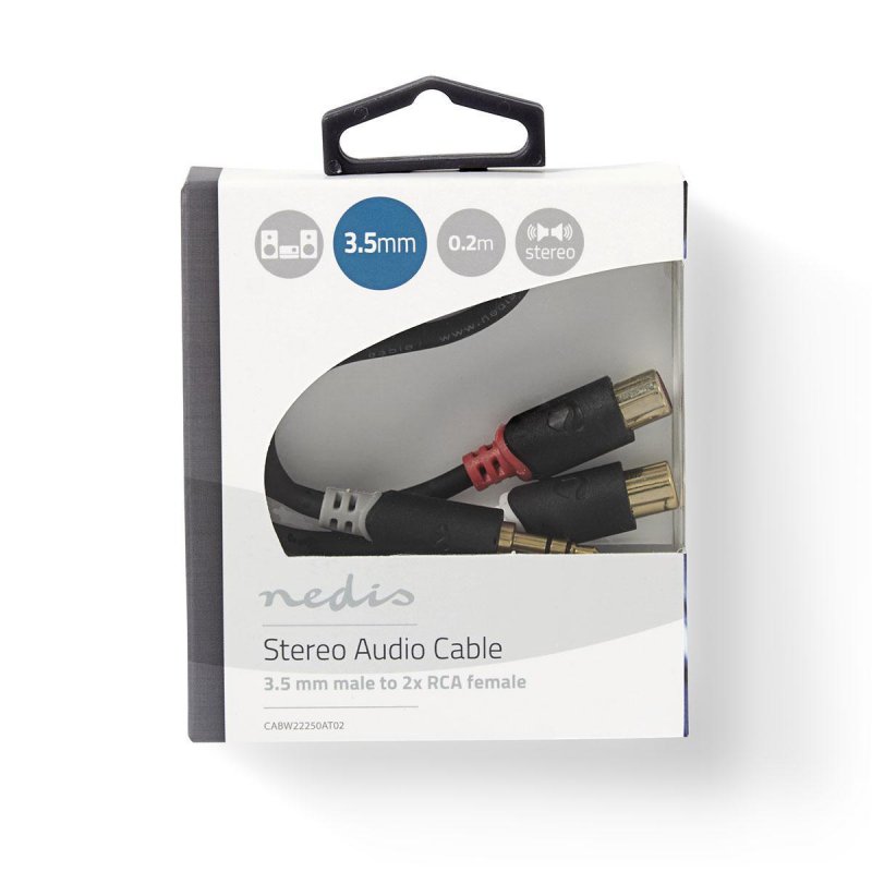 Stereo Audio Kabel | 3,5 mm Zástrčka  CABW22250AT02 - obrázek č. 2