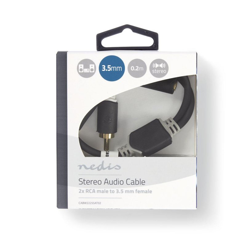 Stereo Audio Kabel | 2x RCA Zástrčka  CABW22255AT02 - obrázek č. 2