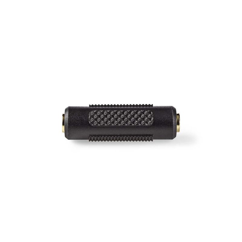 Stereo Audio Adaptér | 3,5 mm Zásuvka | 3,5 mm Zásuvka | Pozlacené | Přímý | ABS | Antracit | 1 kusů | Box s Okénkem - obrázek produktu
