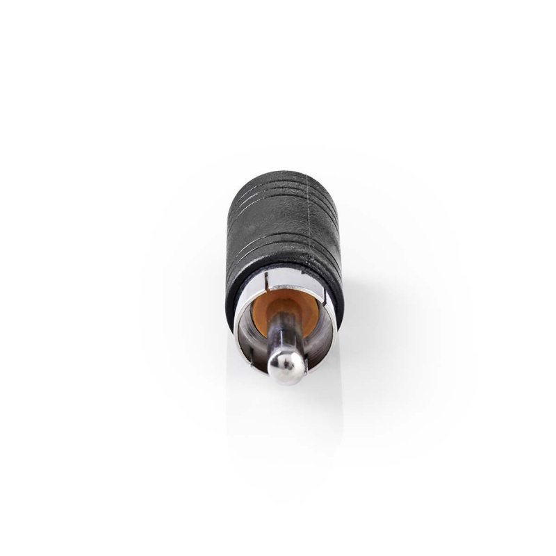 Mono Audio Adapter | RCA Zástrčka | 3,5 mm Zásuvka | Poniklované | Přímý | ABS | Černá | 10 ks | Plastový Sáček - obrázek č. 2