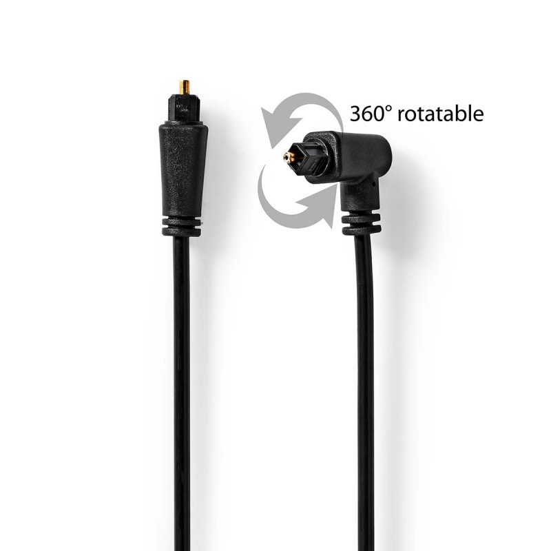 Optický audio kabel | TosLink Zástrčka  CAGP25200BK10 - obrázek č. 2
