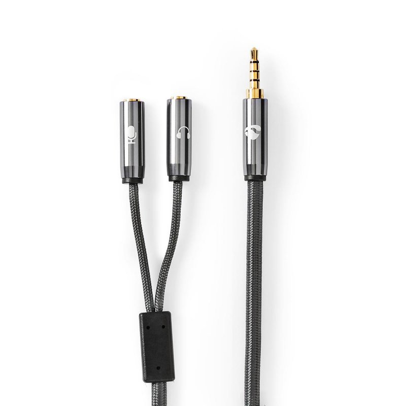 Stereo Audio Kabel | 3,5 mm Zástrčka  CATB22150GY02 - obrázek č. 4