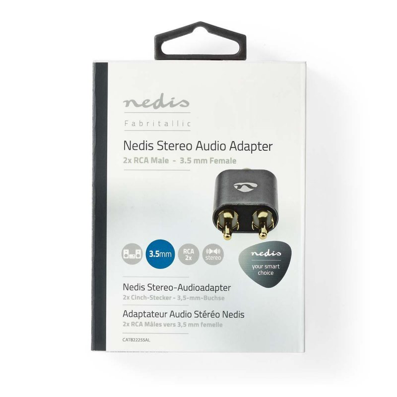 Stereo Audio Adaptér | 2x RCA Zástrčka  CATB22255AL - obrázek č. 5