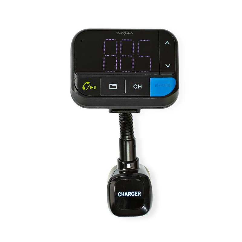 FM transmitter do auta | Husí krk | Hands free volání | 1.5 " | LED obrazovka | Bluetooth® | 5.0 V DC / 1.0 A / 5.0 V DC / 2.4 A - obrázek č. 9