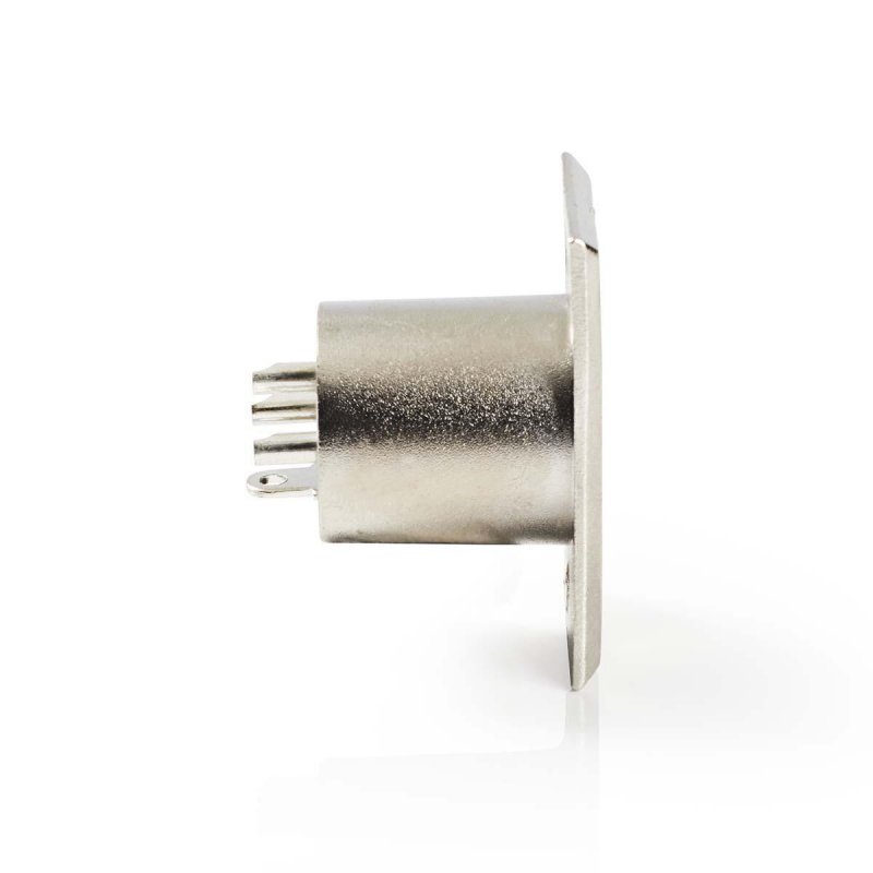 XLR konektor | Přímý | Zástrčka | Poniklované | Krabička | Průměr vstupního kabelu: 7.0 mm | Kov | Stříbrná | 25 ks | Plastový S - obrázek č. 1