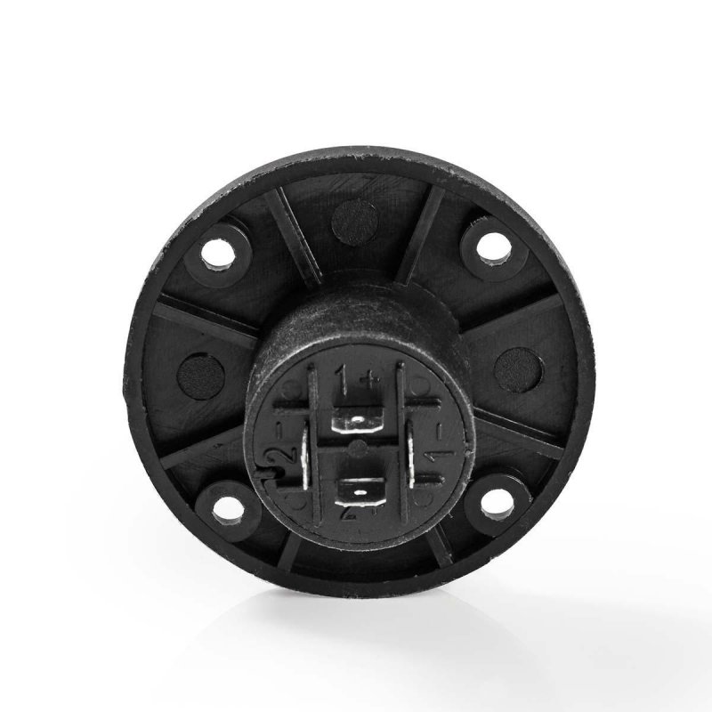 Reproduktorový Konektor | Reproduktorová 4pinová Zásuvka | 25 ks | Kulaté | Černá barva - obrázek č. 2