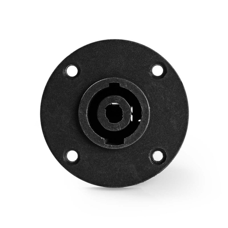 Reproduktorový Konektor | Reproduktorová 4pinová Zásuvka | 25 ks | Kulaté | Černá barva - obrázek produktu