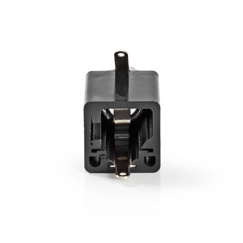 6.35 mm Konektor | Přímý | Zásuvka | Poniklované | Krabička | Průměr vstupního kabelu: 6.0 mm | PVC | Černá | 25 ks | Plastový S - obrázek č. 3
